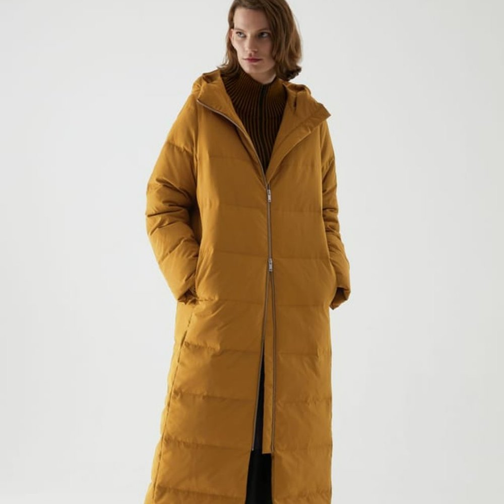 COPY - COS Long Hooded Puffer Coat NWT